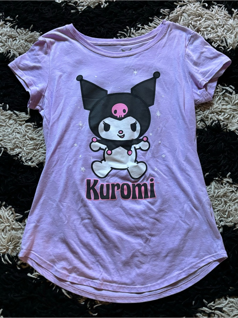 Kuromi by Sanrio Purple Multicolor Graphic Tshirt